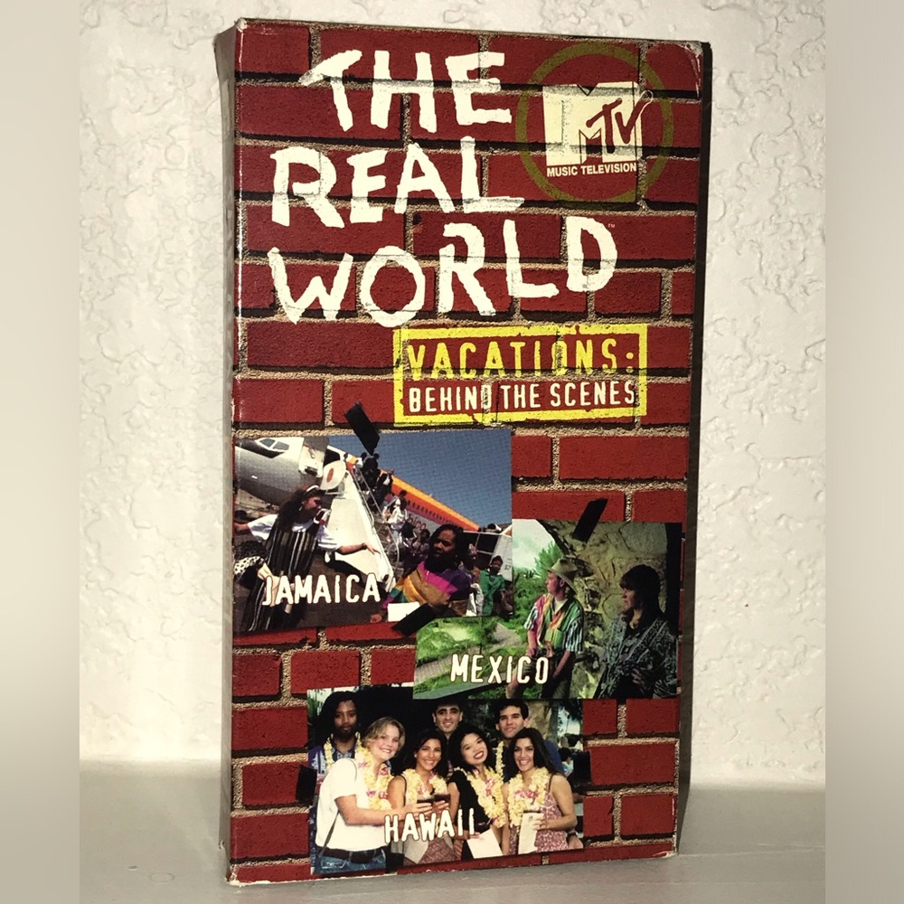 VHS MTV The Real World: Vacations Behind the Scenes (1995) (Not Rated)